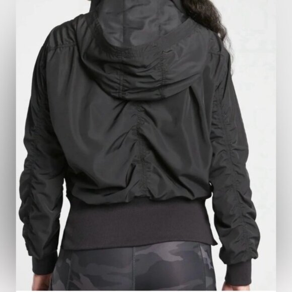 Athleta Point Reyes Bomber Jacket in Black - Picture 4 of 7